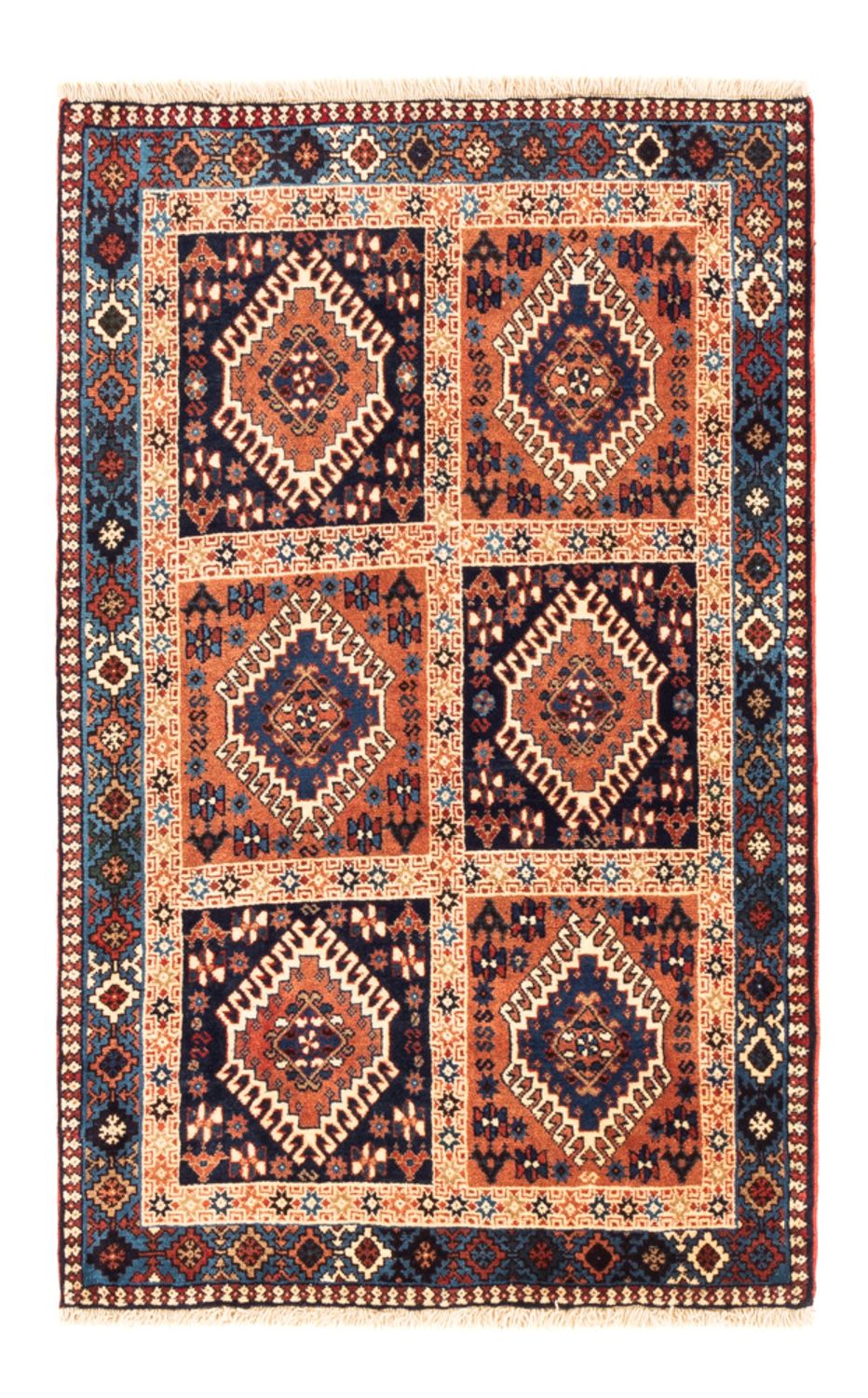 Perser Rug - Nomadic - 128 x 80 cm - multicolored