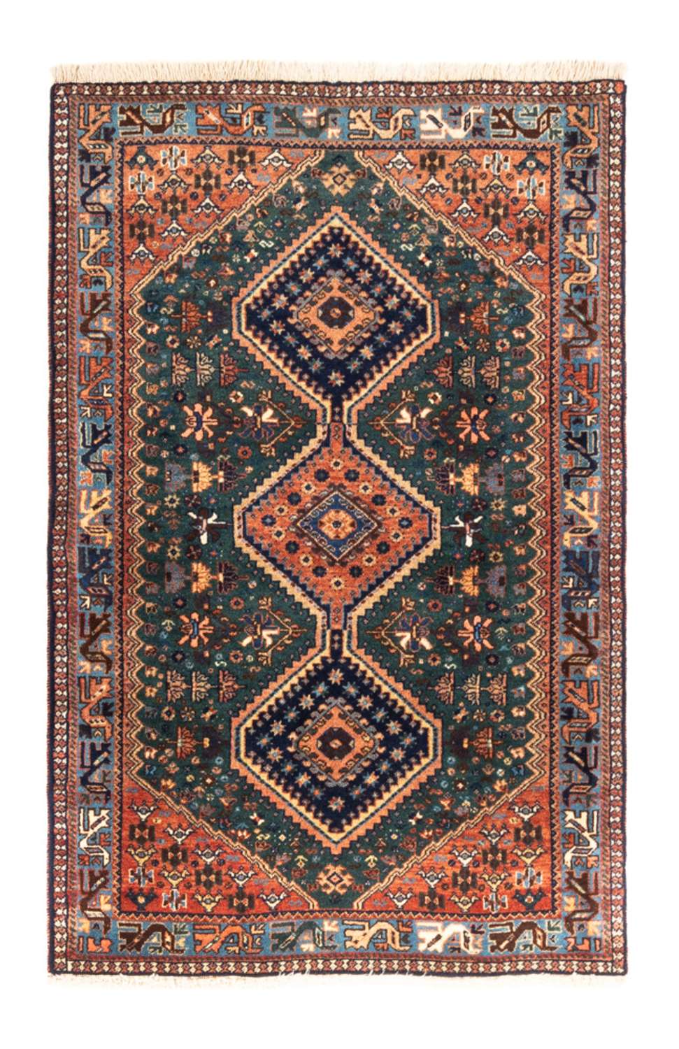 Perser Rug - Nomadic - 127 x 85 cm - dark blue