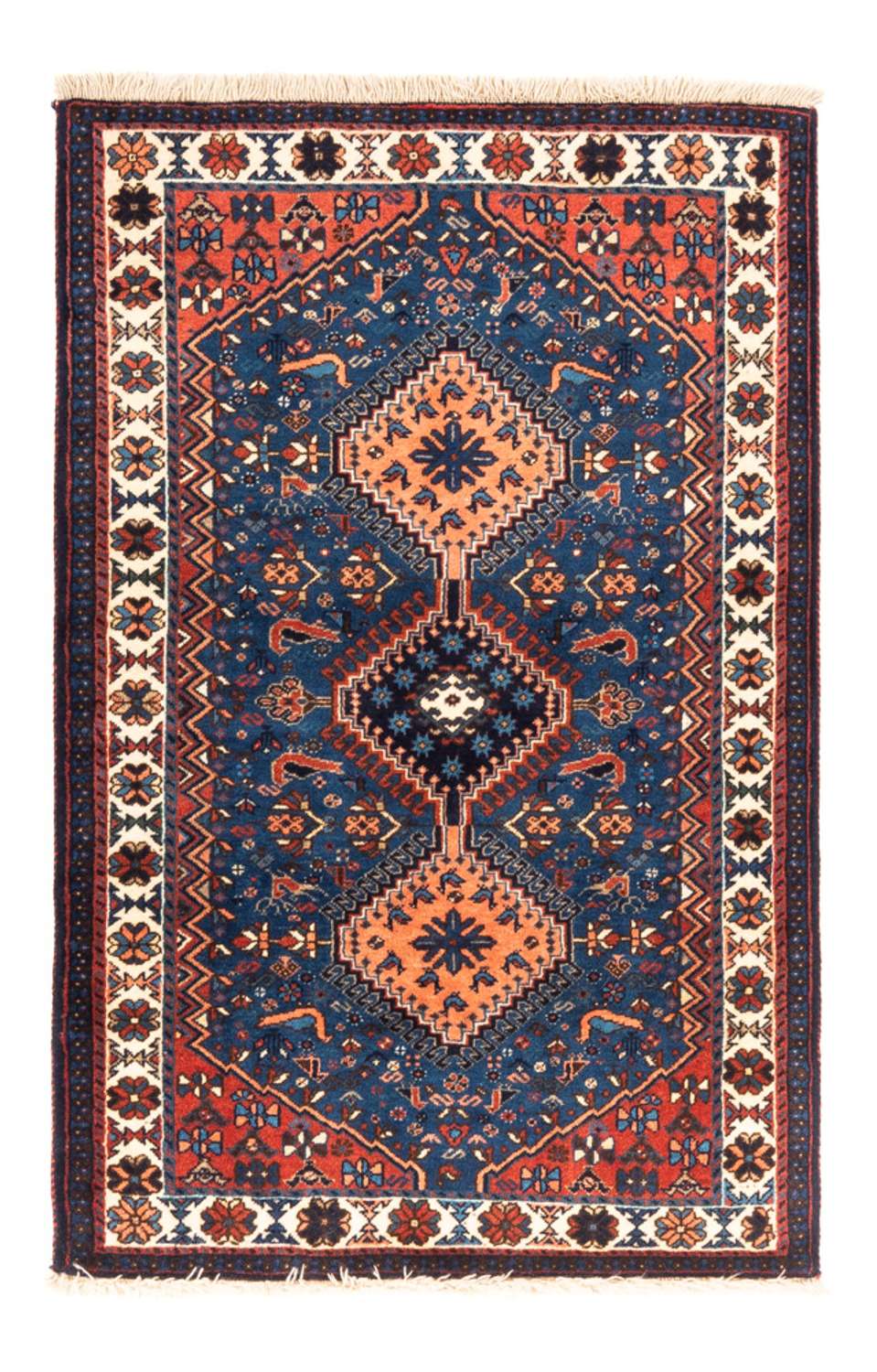 Perser Rug - Nomadic - 127 x 83 cm - blue