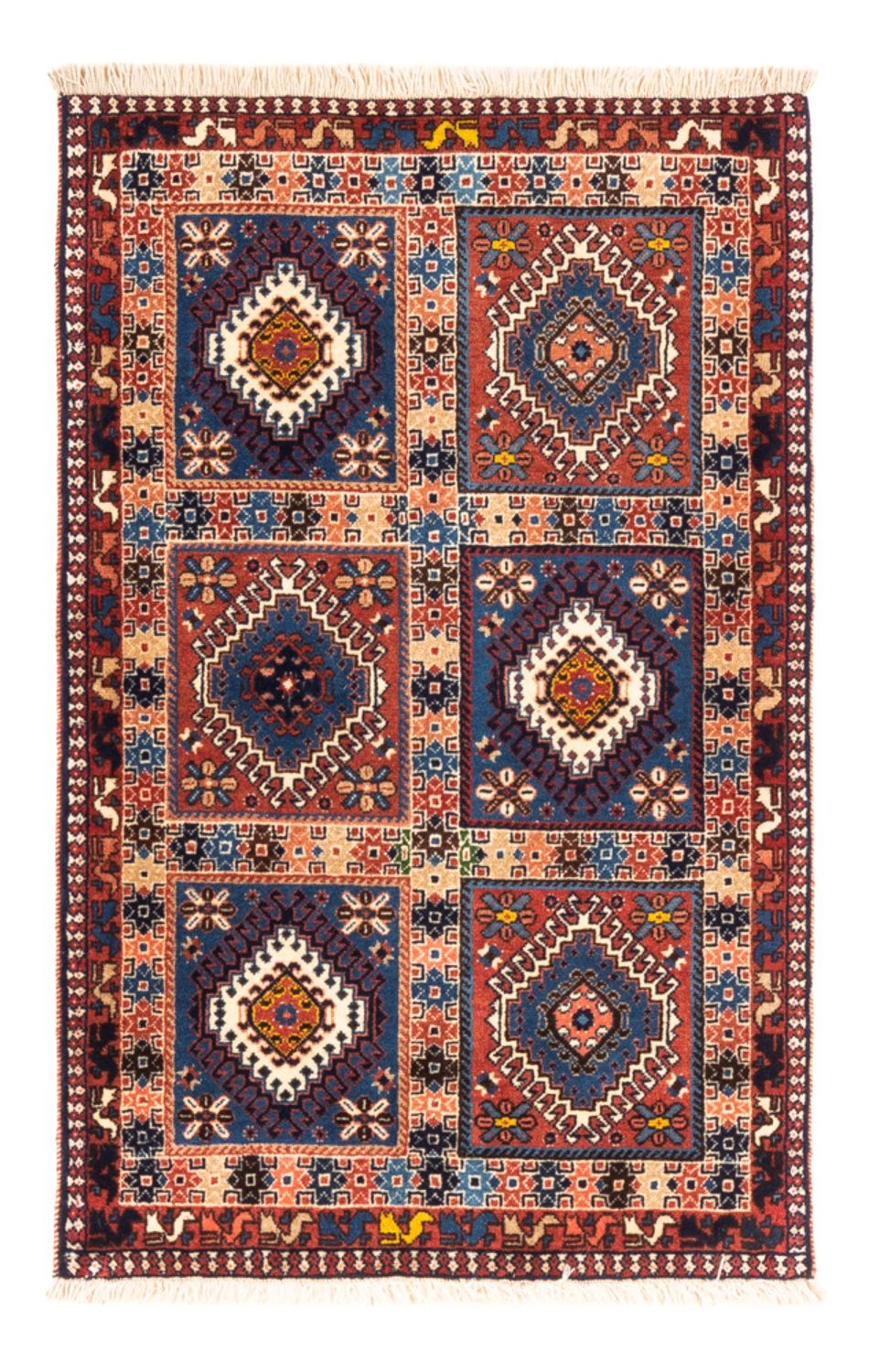 Perser Rug - Nomadic - 124 x 80 cm - multicolored