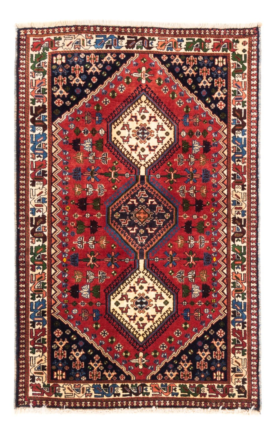 Perser Rug - Nomadic - 127 x 80 cm - red