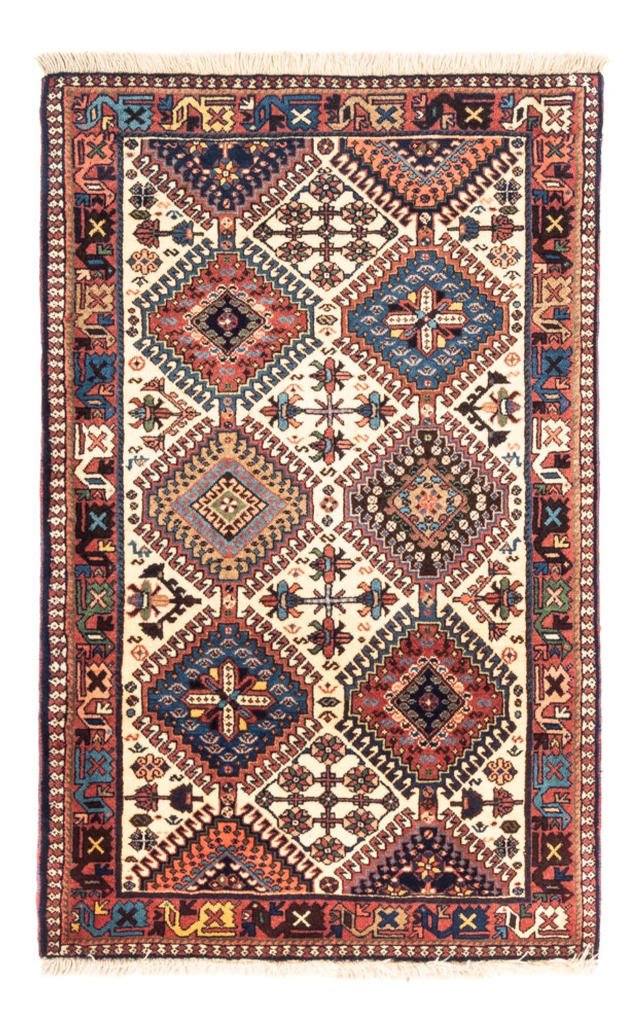 Perser Rug - Nomadic - 130 x 83 cm - cream