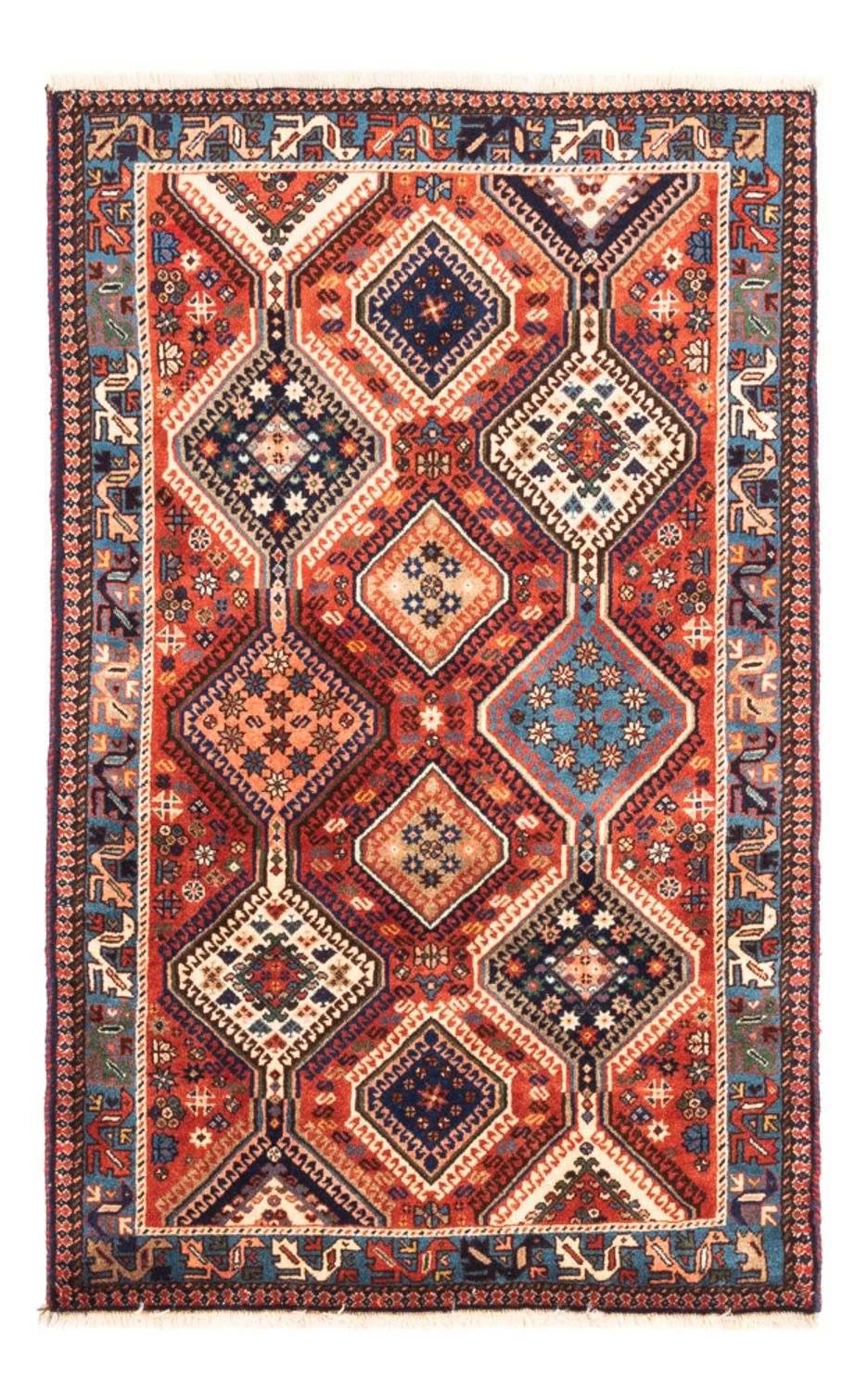 Perser Rug - Nomadic - 128 x 77 cm - red