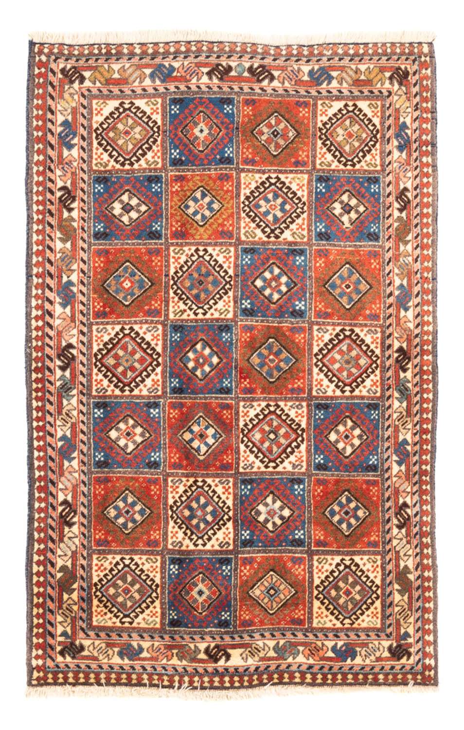 Perser Rug - Nomadic - 122 x 79 cm - multicolored