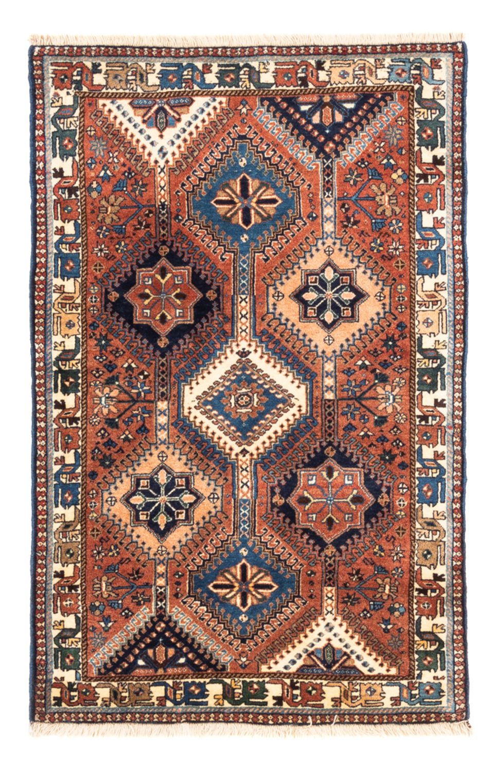 Perser Rug - Nomadic - 128 x 81 cm - red