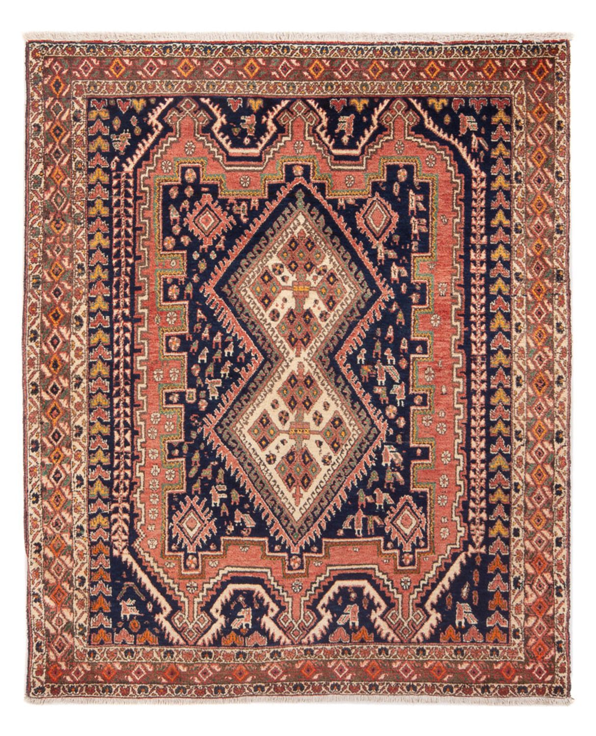 Perser Rug - Nomadic - 167 x 133 cm - red