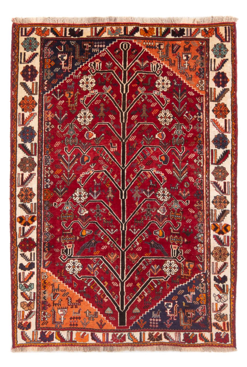 Perser Rug - Nomadic - 192 x 130 cm - red