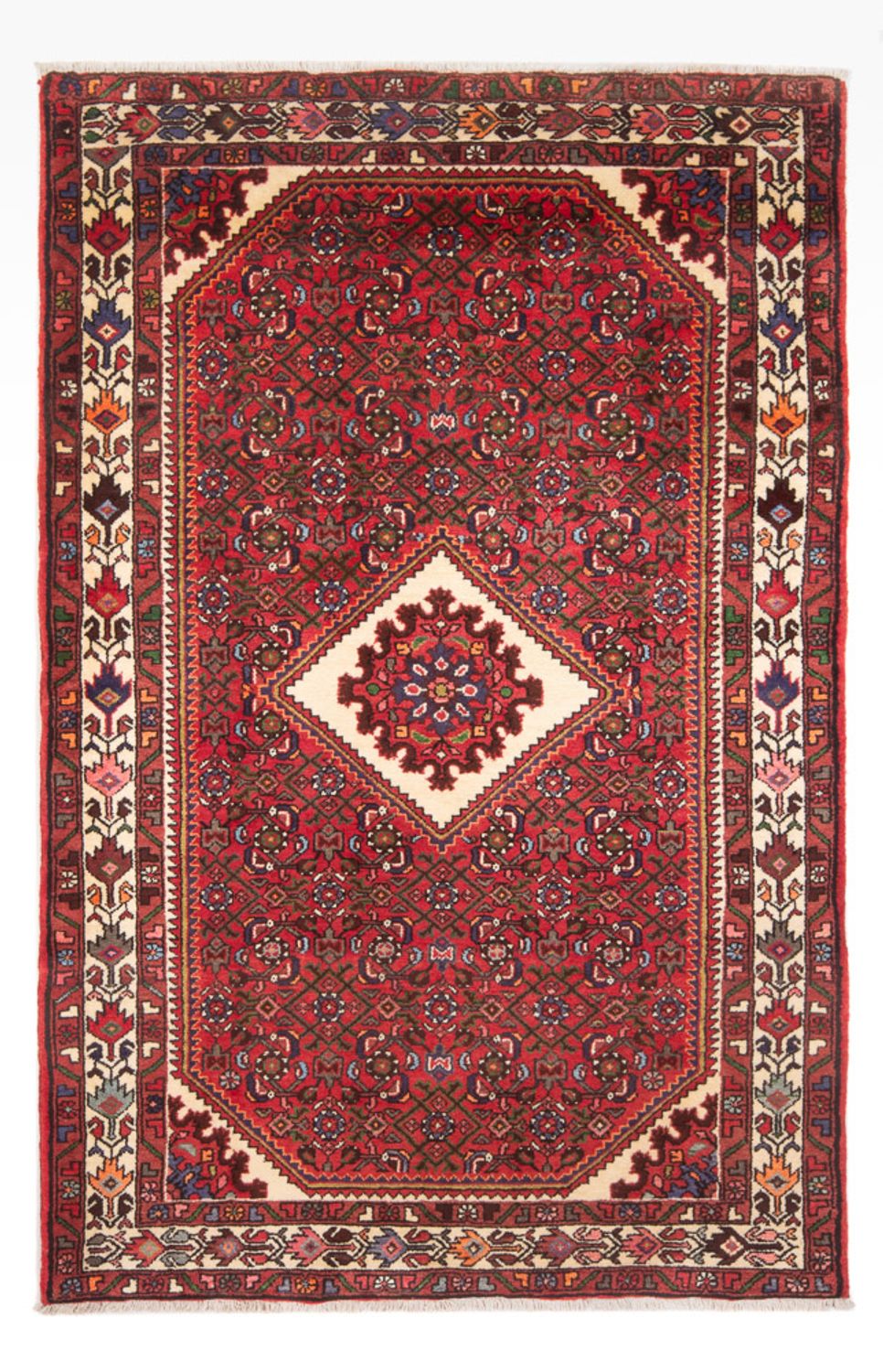 Perser Rug - Nomadic - 228 x 140 cm - red