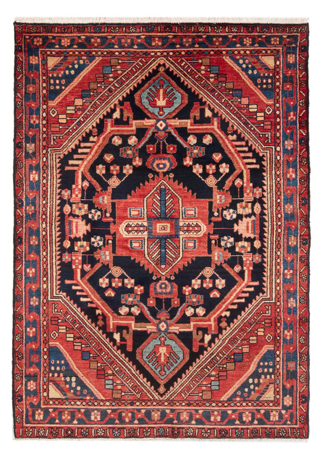 Perser Rug - Nomadic - 208 x 135 cm - dark blue