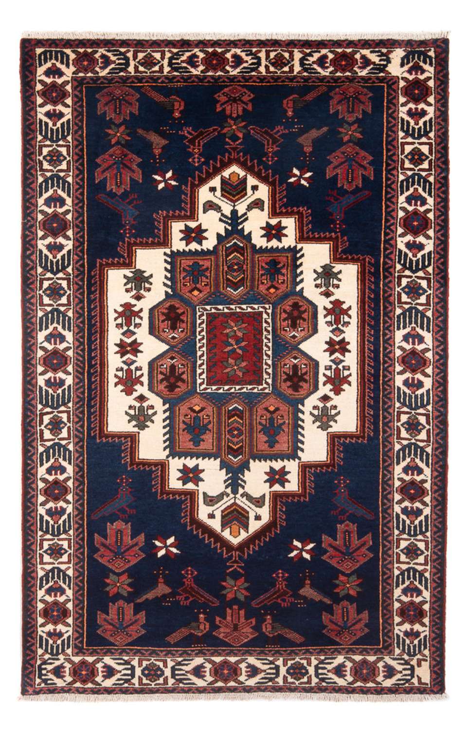 Perser Rug - Nomadic - 205 x 128 cm - dark blue