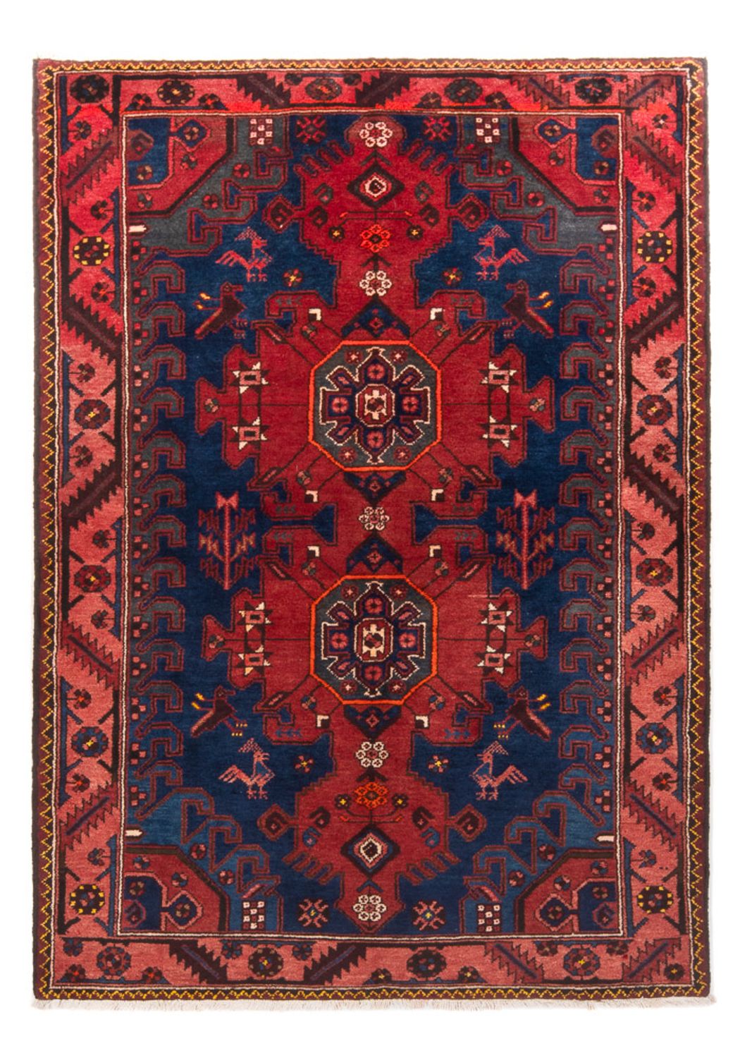 Perser Rug - Nomadic - 196 x 136 cm - blue