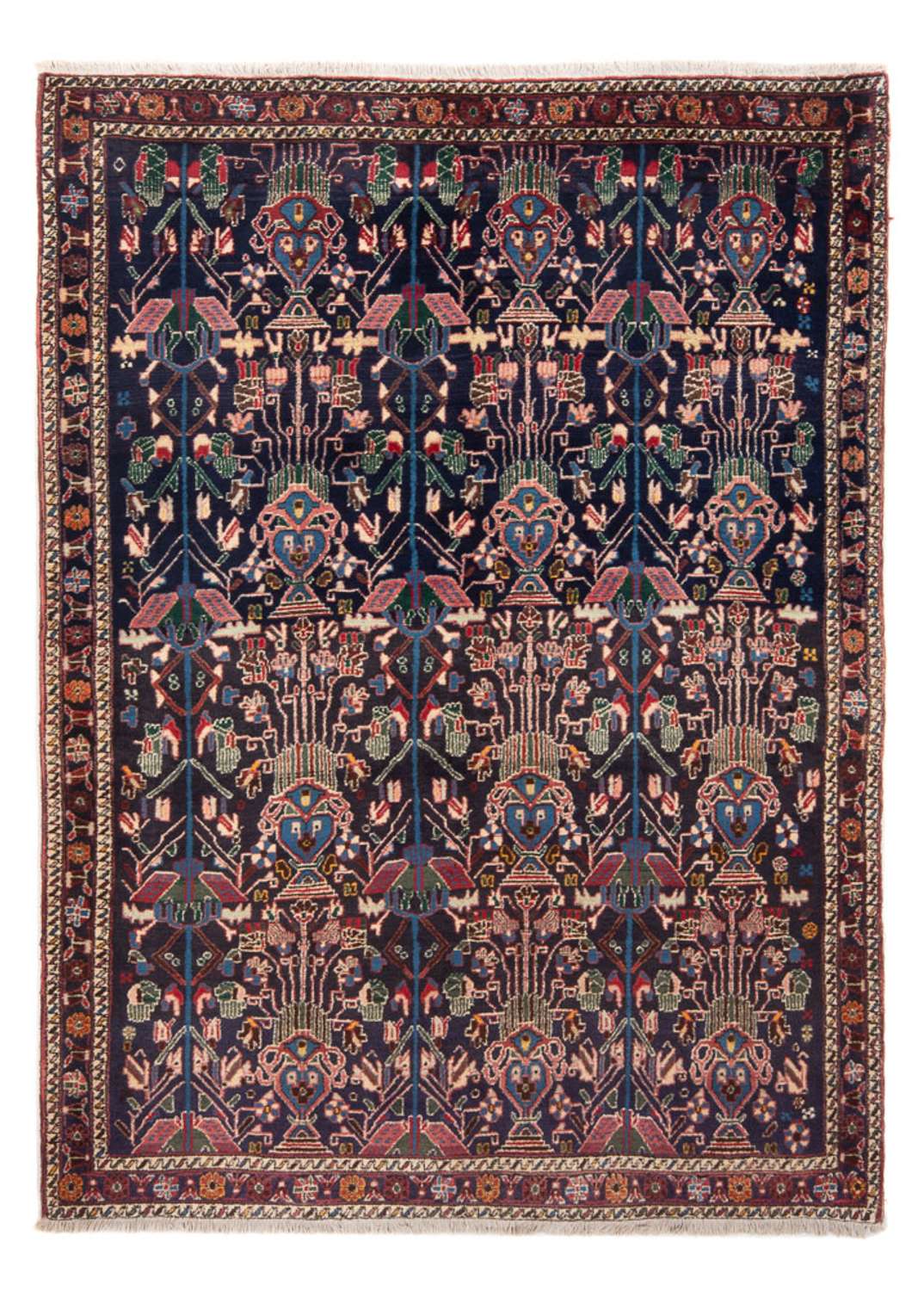 Perser Rug - Nomadic - 210 x 148 cm - dark blue