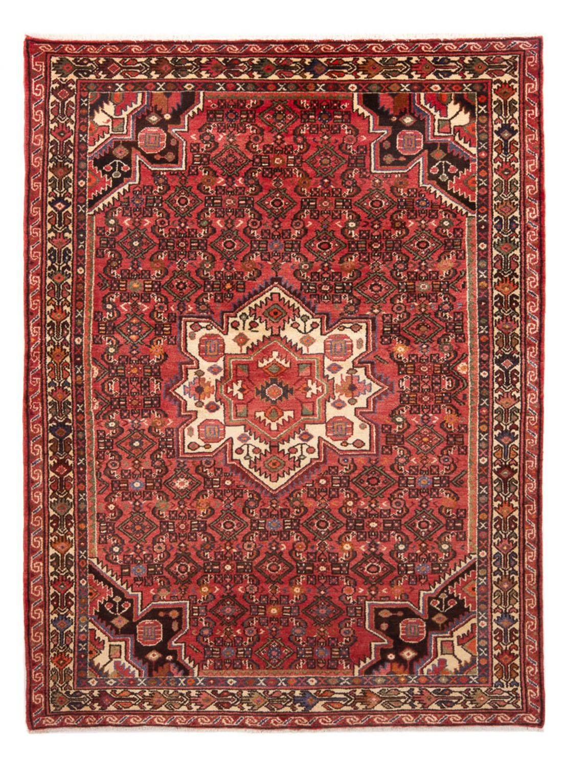 Perser Rug - Nomadic - 220 x 155 cm - red