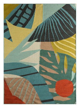 Wool Rug - 270 x 180 cm - multicolored