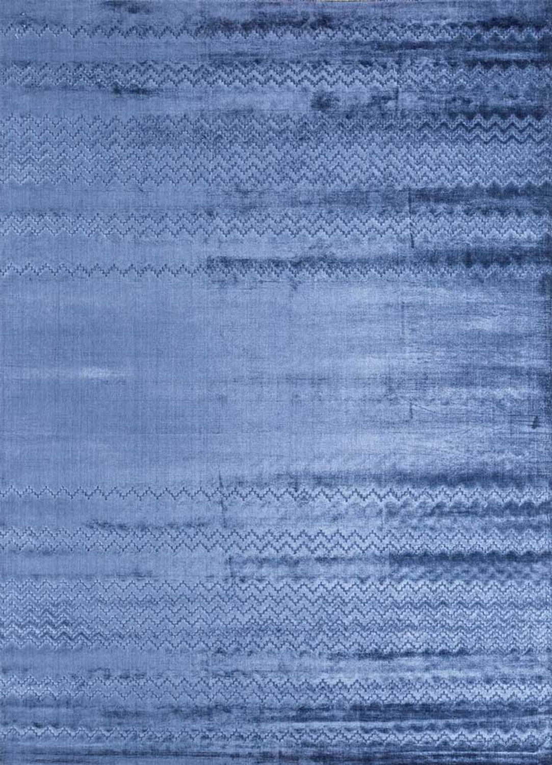 Viscose Rug - 300 x 240 cm - blue