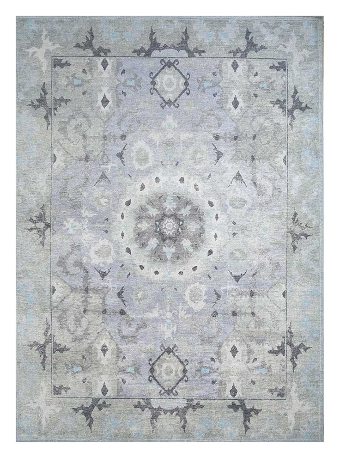 Wool Rug - 360 x 270 cm - silver