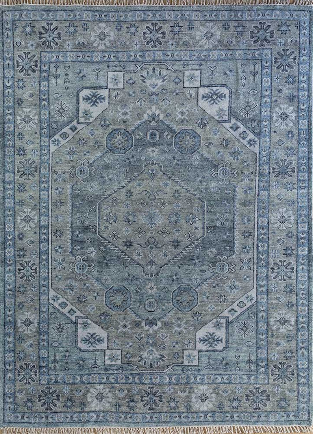 Wool Rug - 300 x 200 cm - dark blue