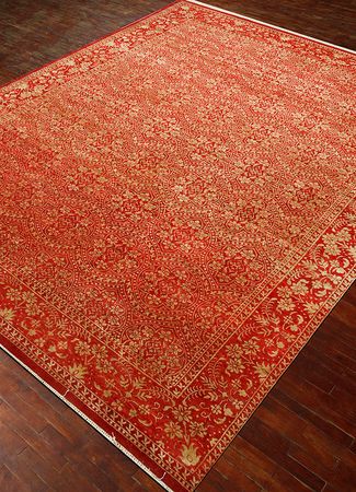 Wool Rug - 395 x 295 cm - orange