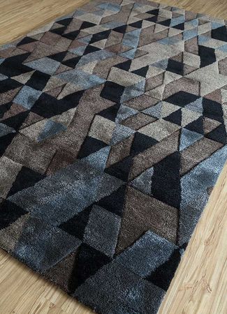 Wool Rug - 240 x 150 cm - anthracite