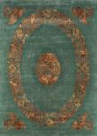 Wool Rug - 300 x 240 cm - green