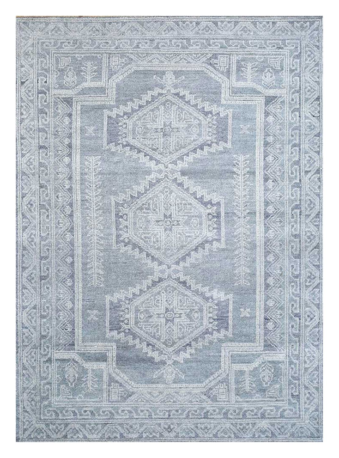 Wool Rug - 360 x 270 cm - light blue