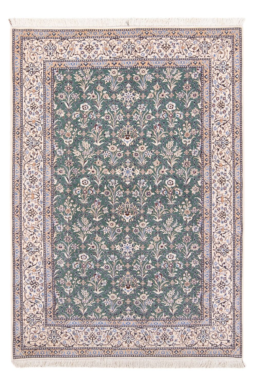 Perser Rug - Nain - Premium - 205 x 130 cm - mint green