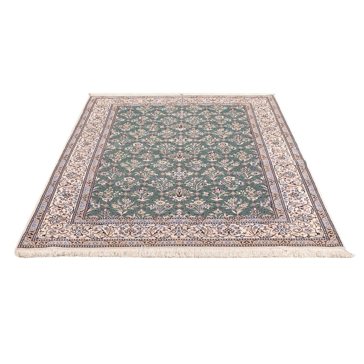 Perser Rug - Nain - Premium - 205 x 130 cm - mint green