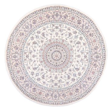 Perser Rug - Nain - Premium round  - 247 x 247 cm - cream