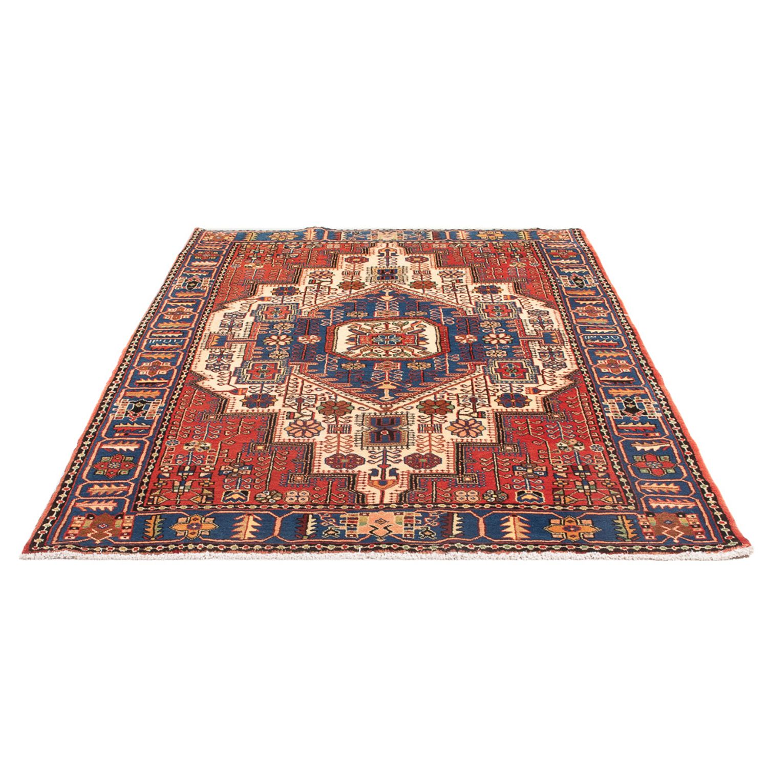 Perser Rug - Nomadic - 210 x 142 cm - blue