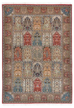 Oriental Rug - Ghom - Indus - 242 x 172 cm - dark beige