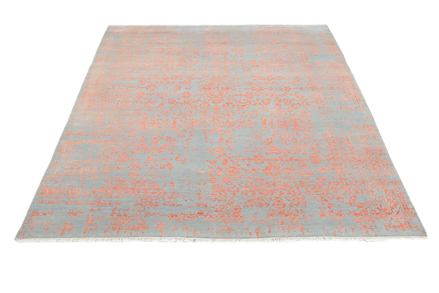 Designer Rug square  - 248 x 247 cm - orange