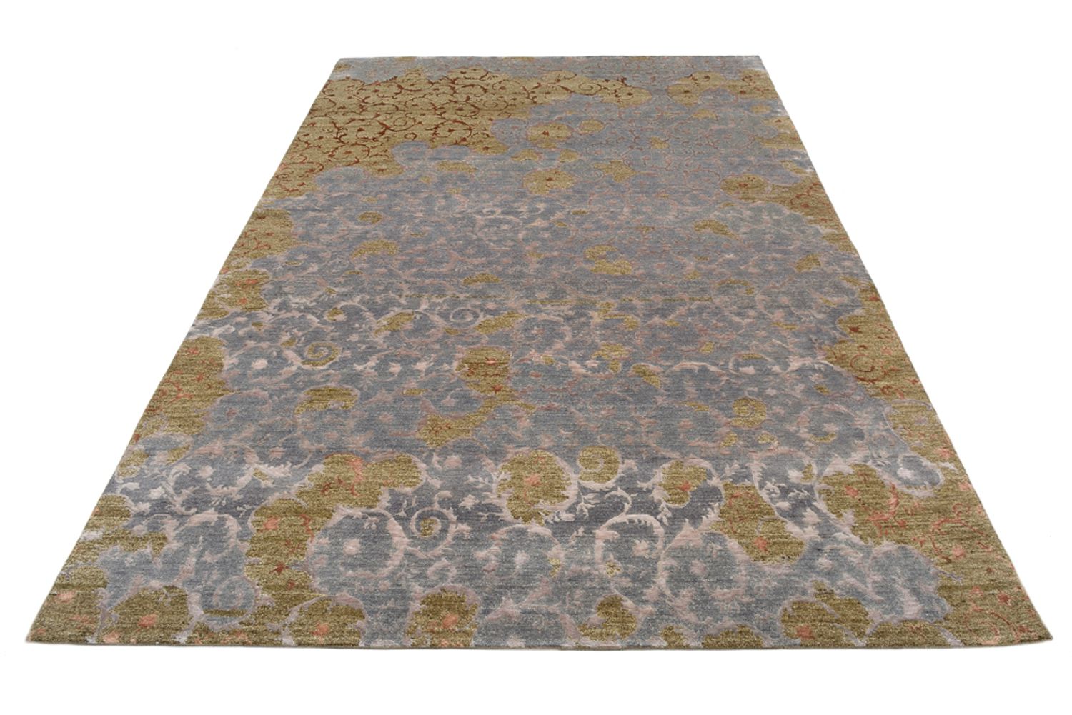 Designer Rug - 273 x 182 cm - olive green