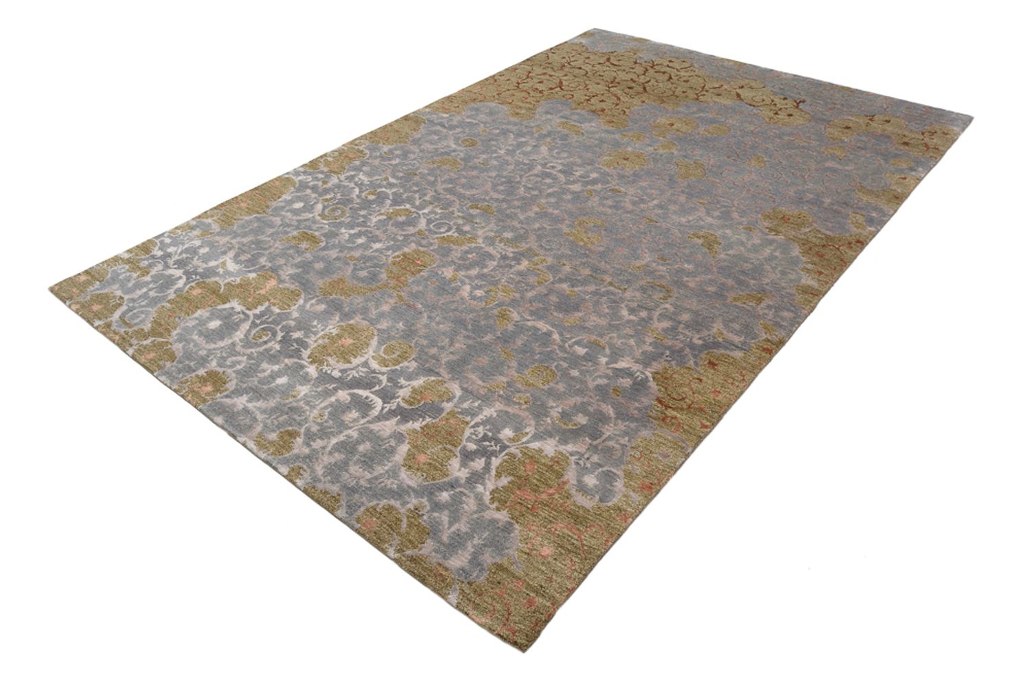 Designer Rug - 273 x 182 cm - olive green