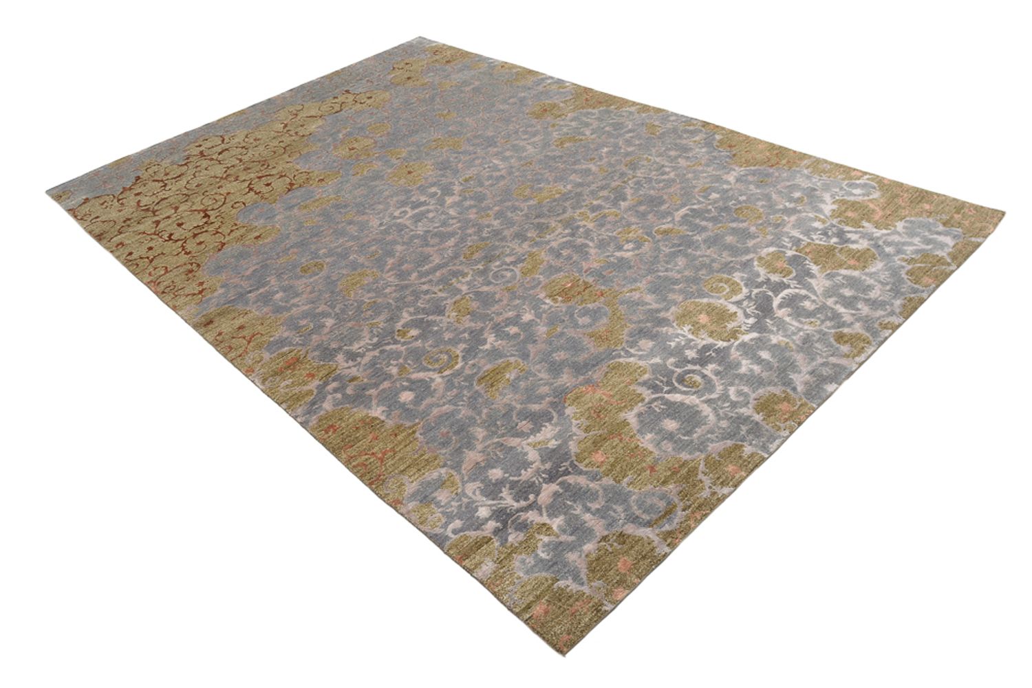 Designer Rug - 273 x 182 cm - olive green