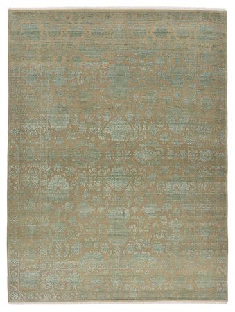 Designer Rug - 326 x 248 cm - olive green