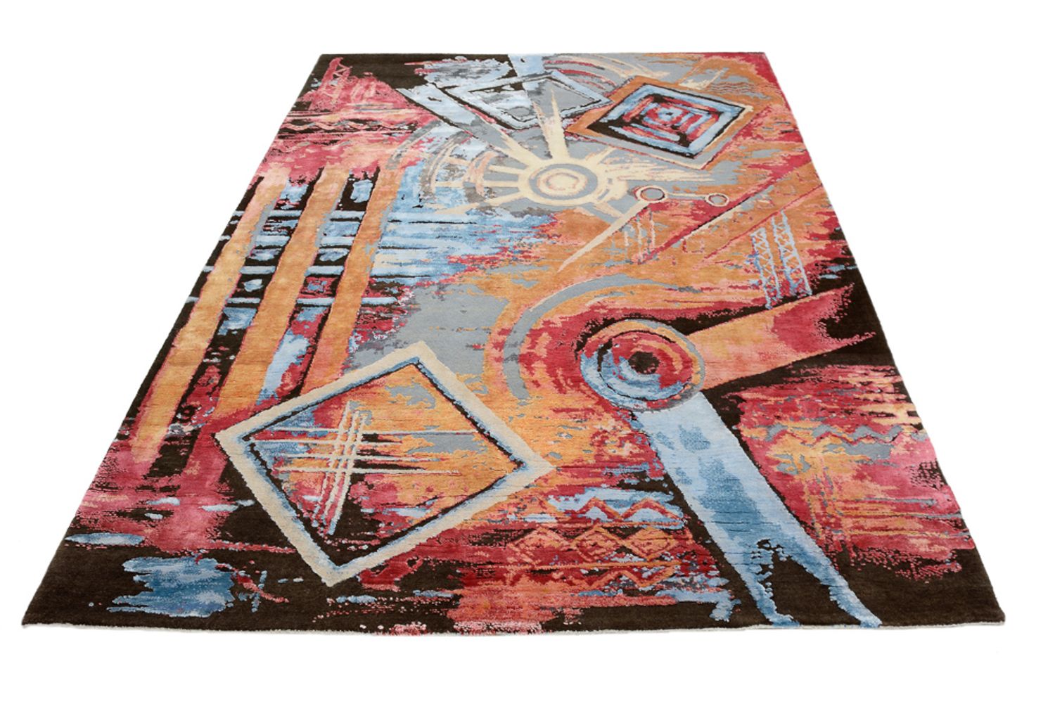 Designer Rug - 239 x 171 cm - multicolored