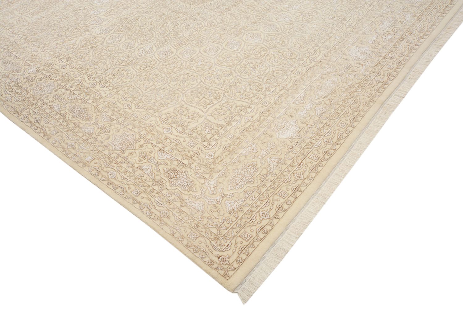 Oriental Rug square  - 304 x 301 cm - dark beige