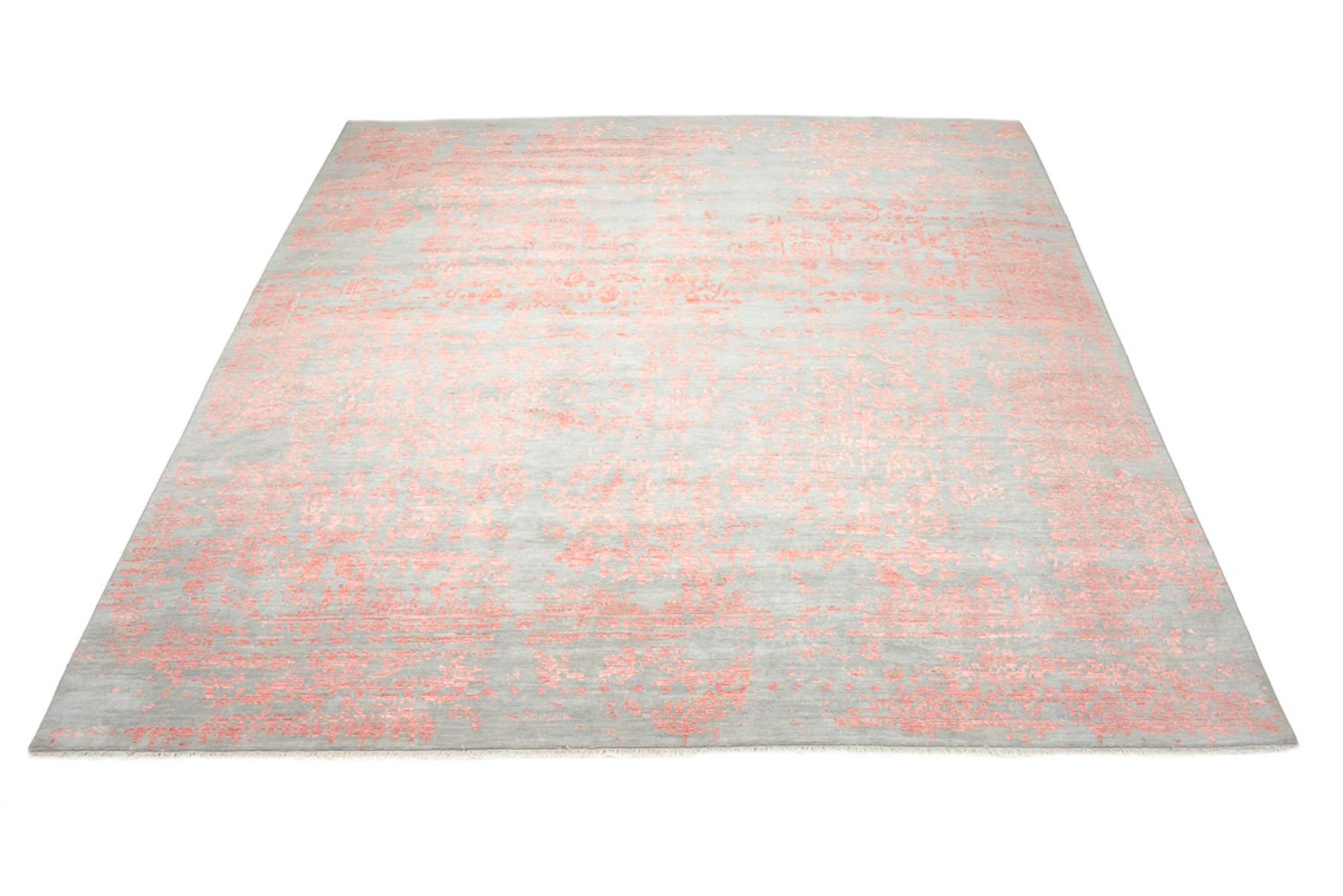 Designer Rug square  - 255 x 248 cm - orange