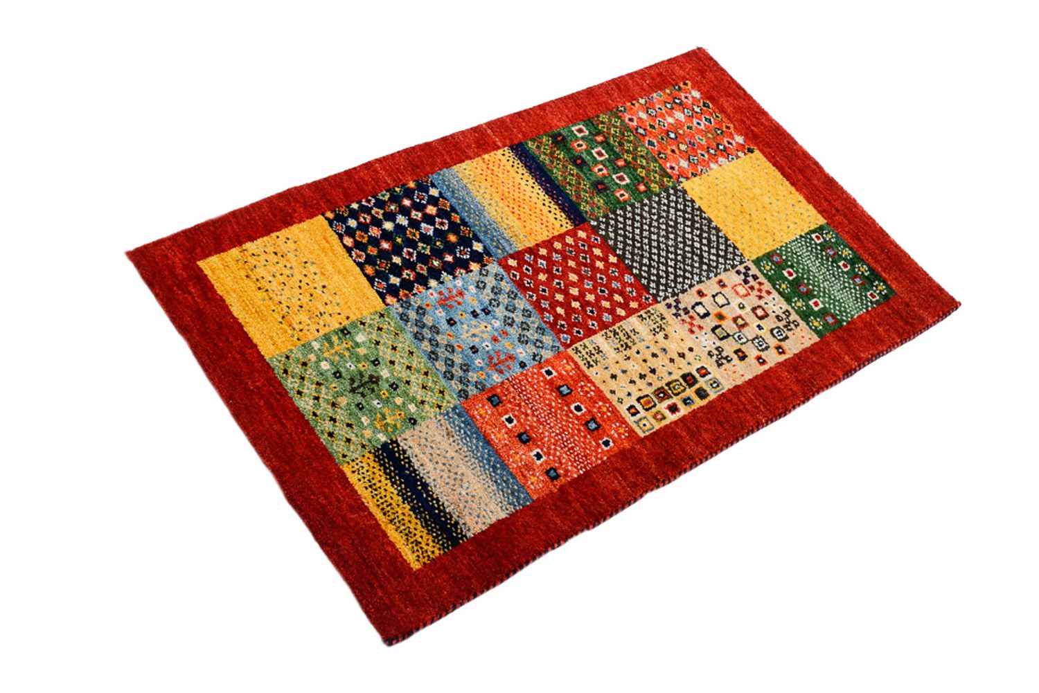 Gabbeh Rug - Loribaft Indus - 89 x 64 cm - multicolored