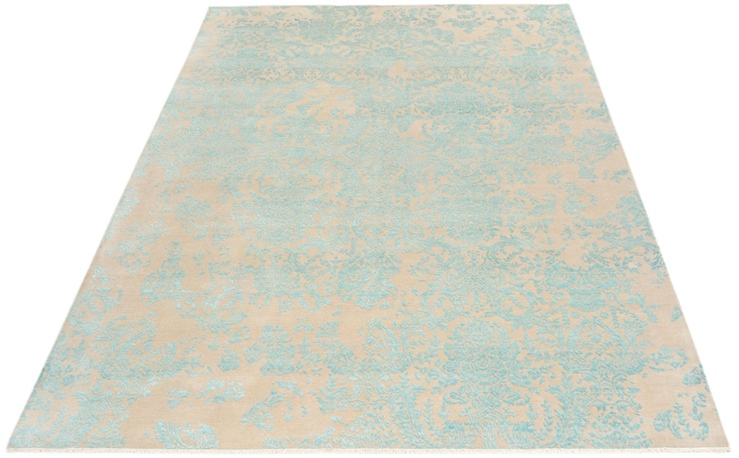 Designer Rug - 309 x 244 cm - aqua