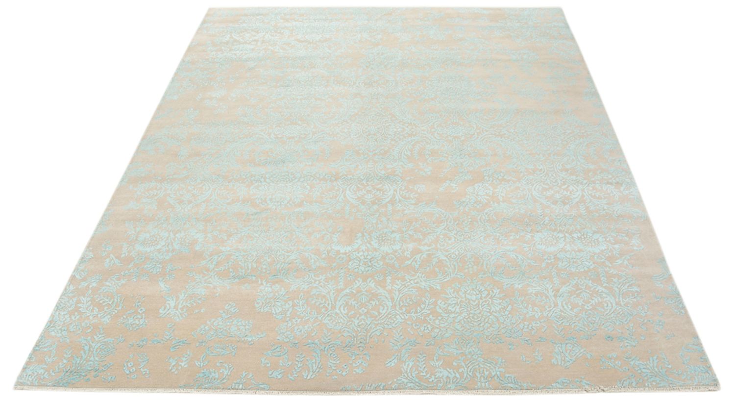 Designer Rug - 309 x 244 cm - aqua