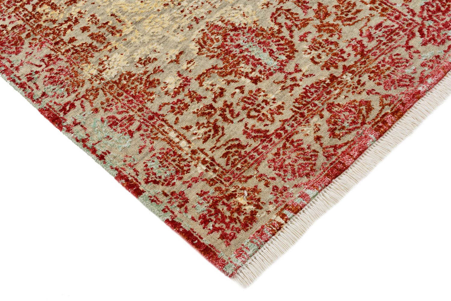 Designer Rug - 133 x 71 cm - light red