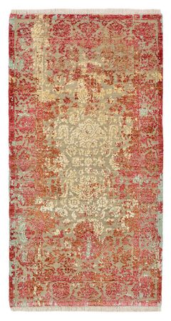 Designer Rug - 134 x 71 cm - light red