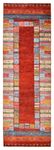 Runner Gabbeh Rug - Loribaft Indus - 249 x 82 cm - multicolored