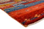 Runner Gabbeh Rug - Loribaft Indus - 249 x 82 cm - multicolored