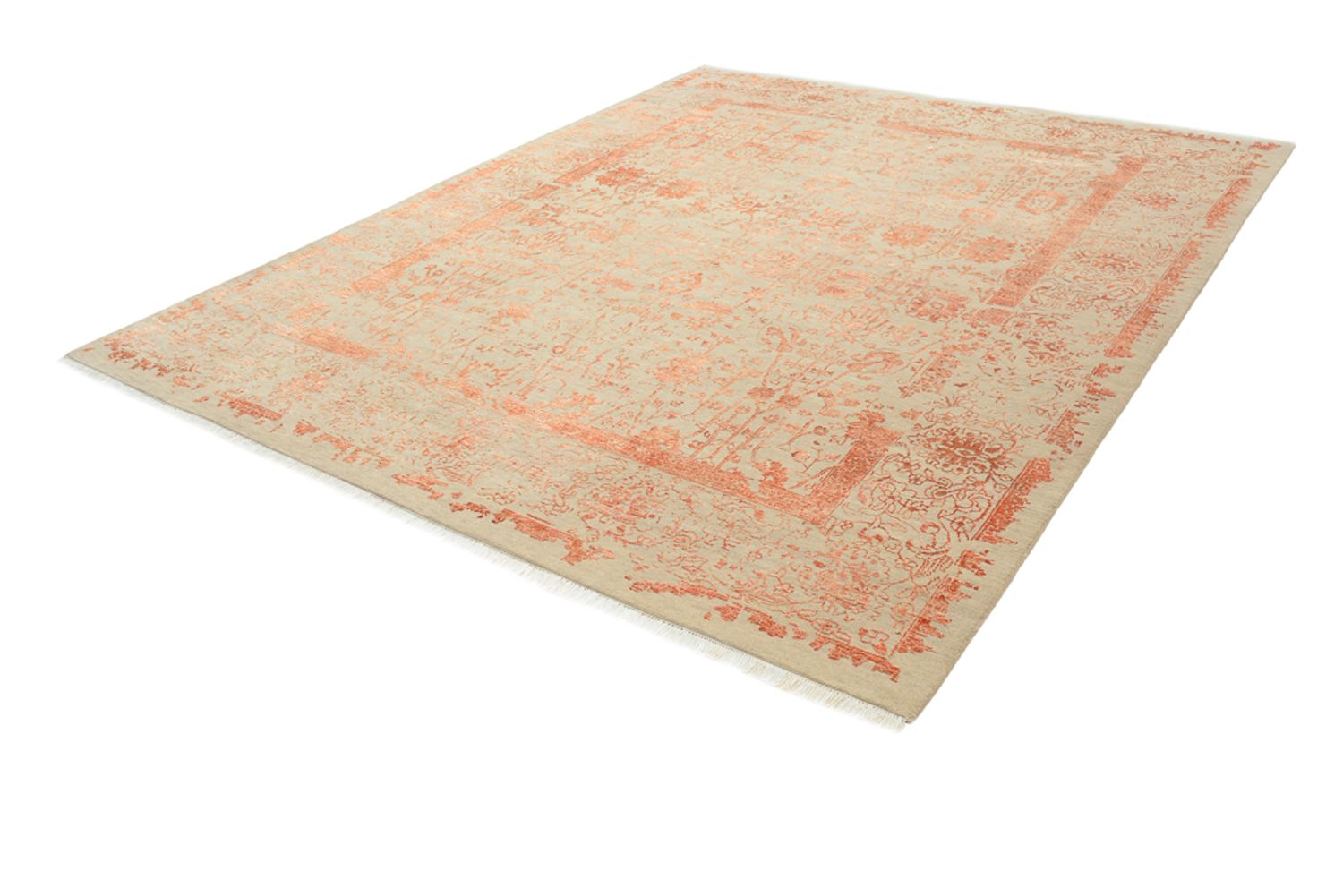 Designer Rug - 299 x 253 cm - orange