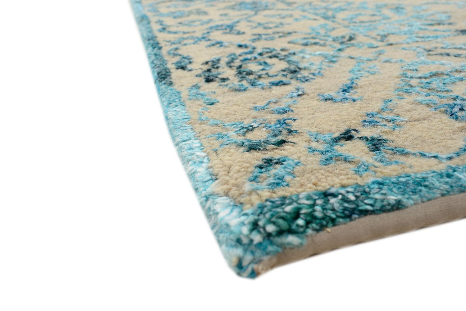 Designer Rug - 150 x 95 cm - light blue