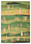 Gabbeh Rug - Loribaft Indus - 247 x 172 cm - green
