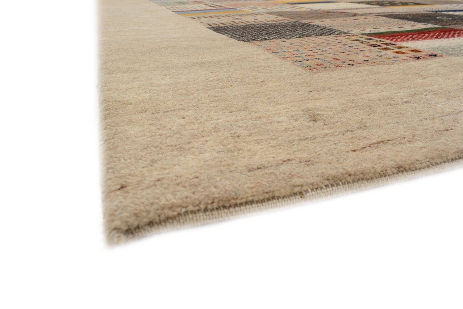 Gabbeh Rug - Loribaft Indus - 350 x 250 cm - dark beige