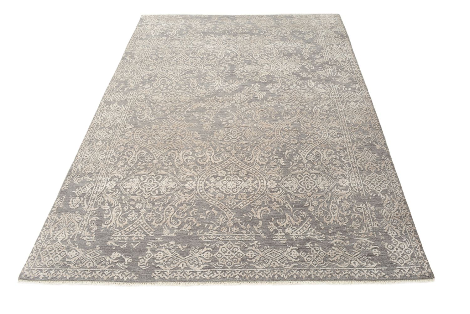 Designer Rug - 215 x 152 cm - light grey